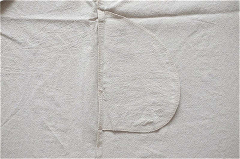 AOBBYBBS Soft Cotton Linen Apron Solid Color Halter Cross Bandage Aprons Japanese Style X Shape Double Pockets Kitchen Cooking Clothes Gift for Women Chef Housewarming -Beige - Image 5